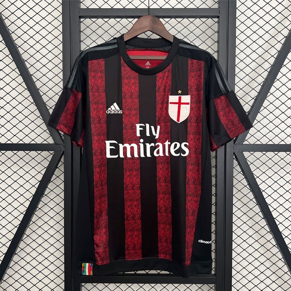 Tailandia Camiseta AC Milan 1ª Retro 2015-2016